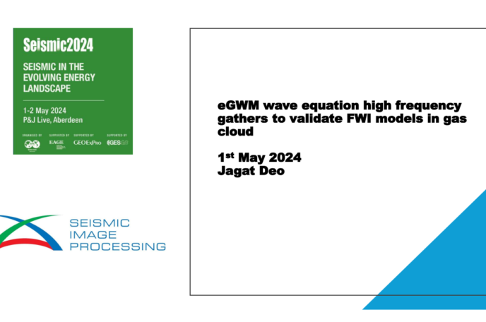 eGWM wave equation high frequency gathers to validate FWI models in gas cloud