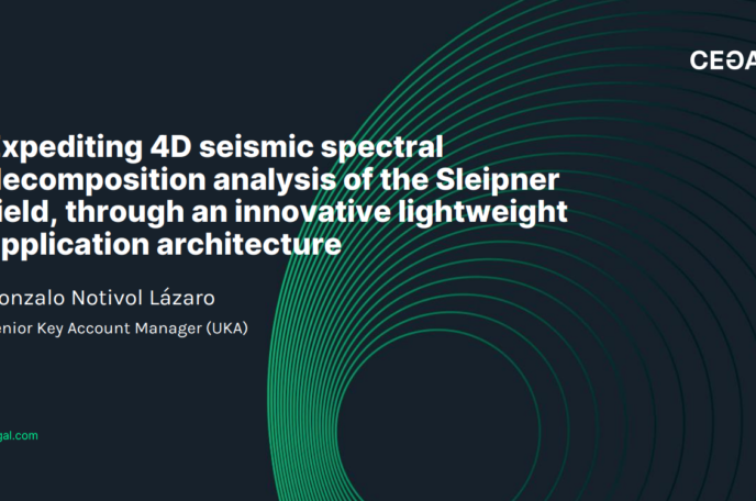 Expediting 4D seismic spectral decomposition analysis of the Sleipner field, through an innovative lightweight  application architecture