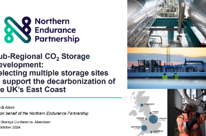 Sub -Regional CO 2 Storage  Development:  Selecting multiple storage sites  to support the decarbonization of  the UK’s East Coast