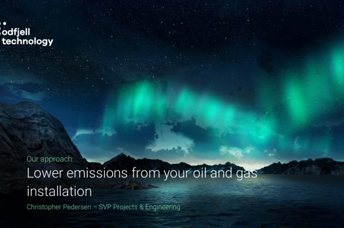 Lower emissions from your oil and gas  installation