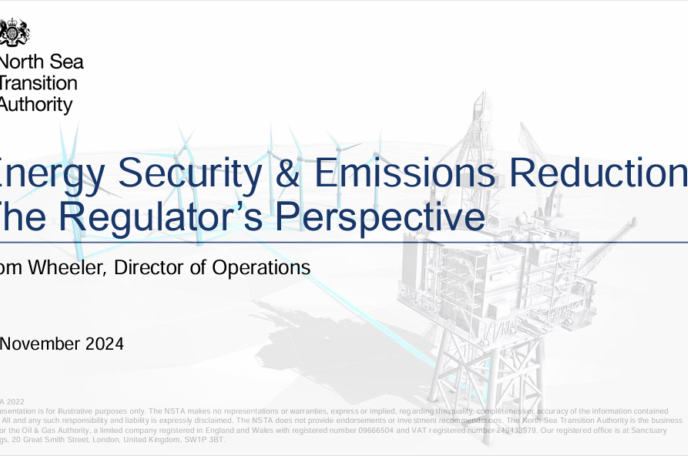 Energy Security & Emissions Reduction:  The Regulator’s Perspective