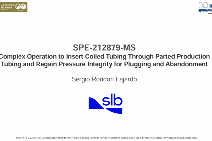 Complex Operation to Insert Coiled Tubing Through Parted Production  Tubing and Regain Pressure Integrity for Plugging and Abandonment