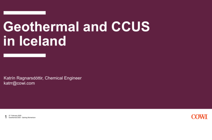 Geothermal and CCUS  in Iceland